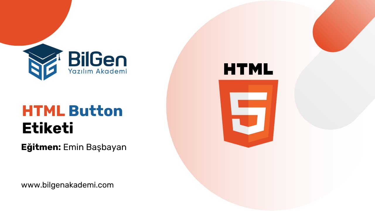 HTML Button Etiketi