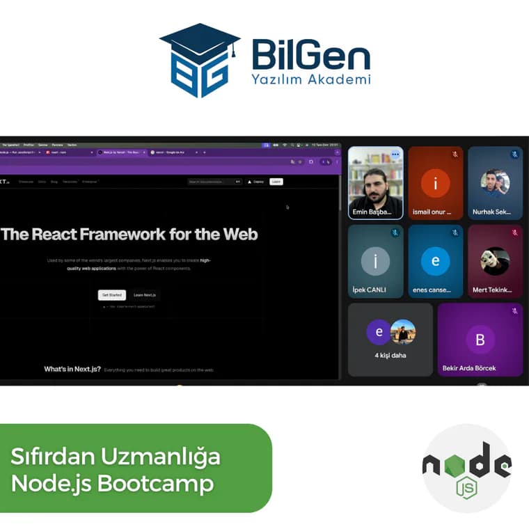 BilGen Akademi - Sıfırdan Uzmanlığa Node.js Bootcamp