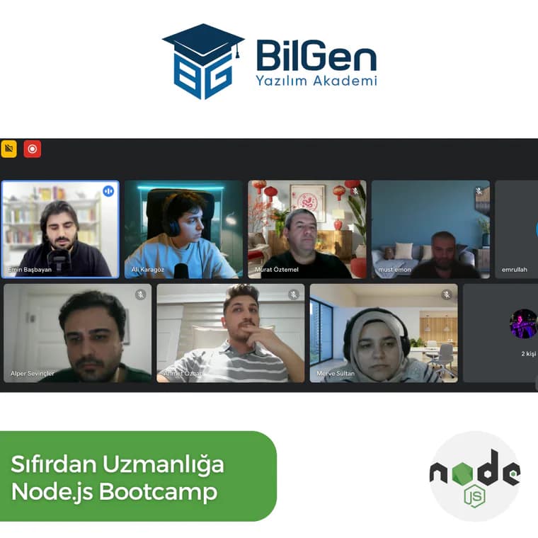 BilGen Akademi - Sıfırdan Uzmanlığa Node.js Bootcamp