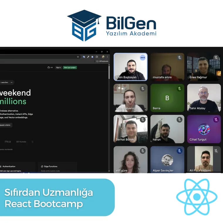 BilGen Akademi - Sıfırdan Uzmanlığa React Bootcamp