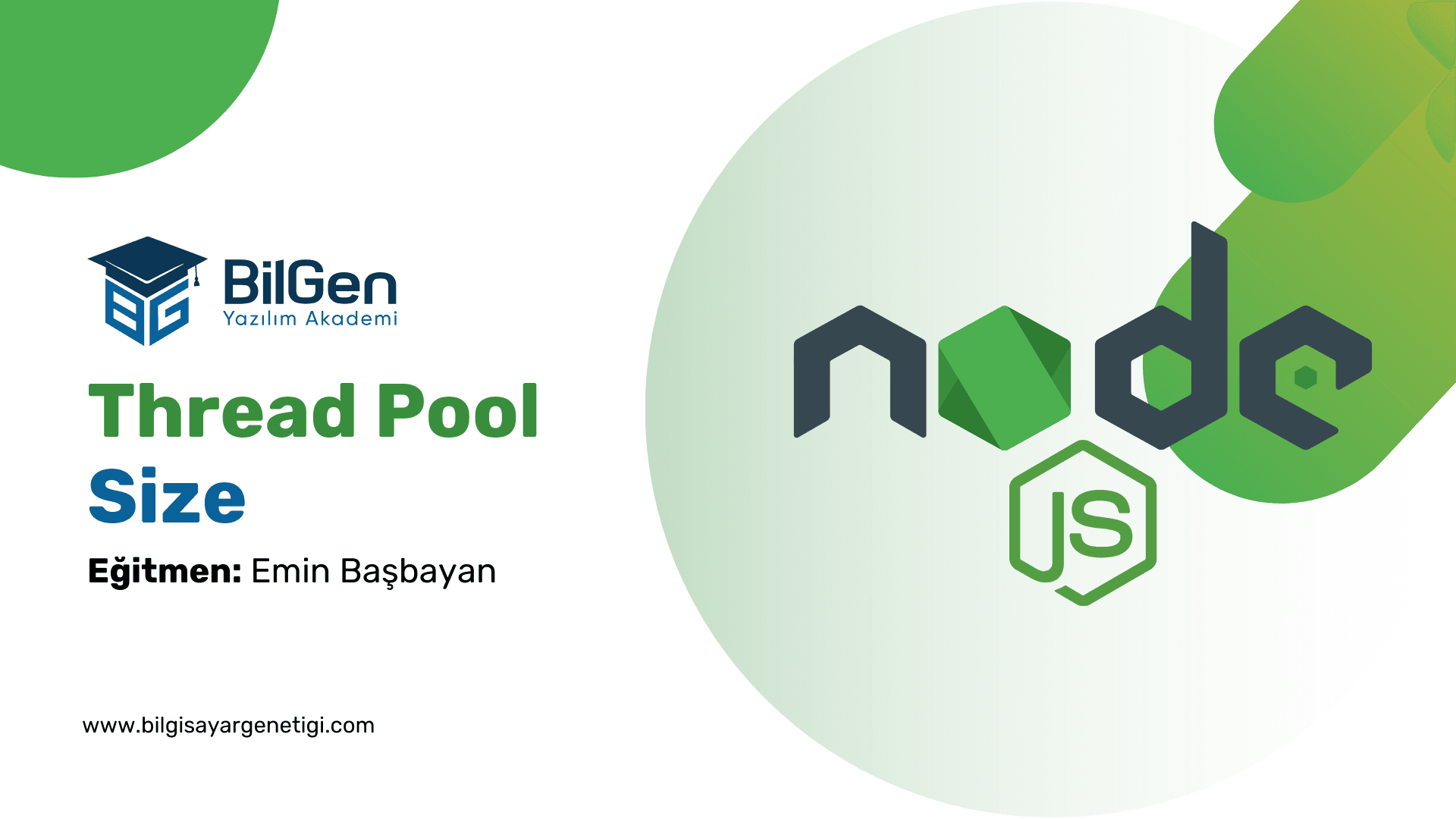 Node.js Thread Pool Boyutu ve Performans Üzerindeki Etkileri