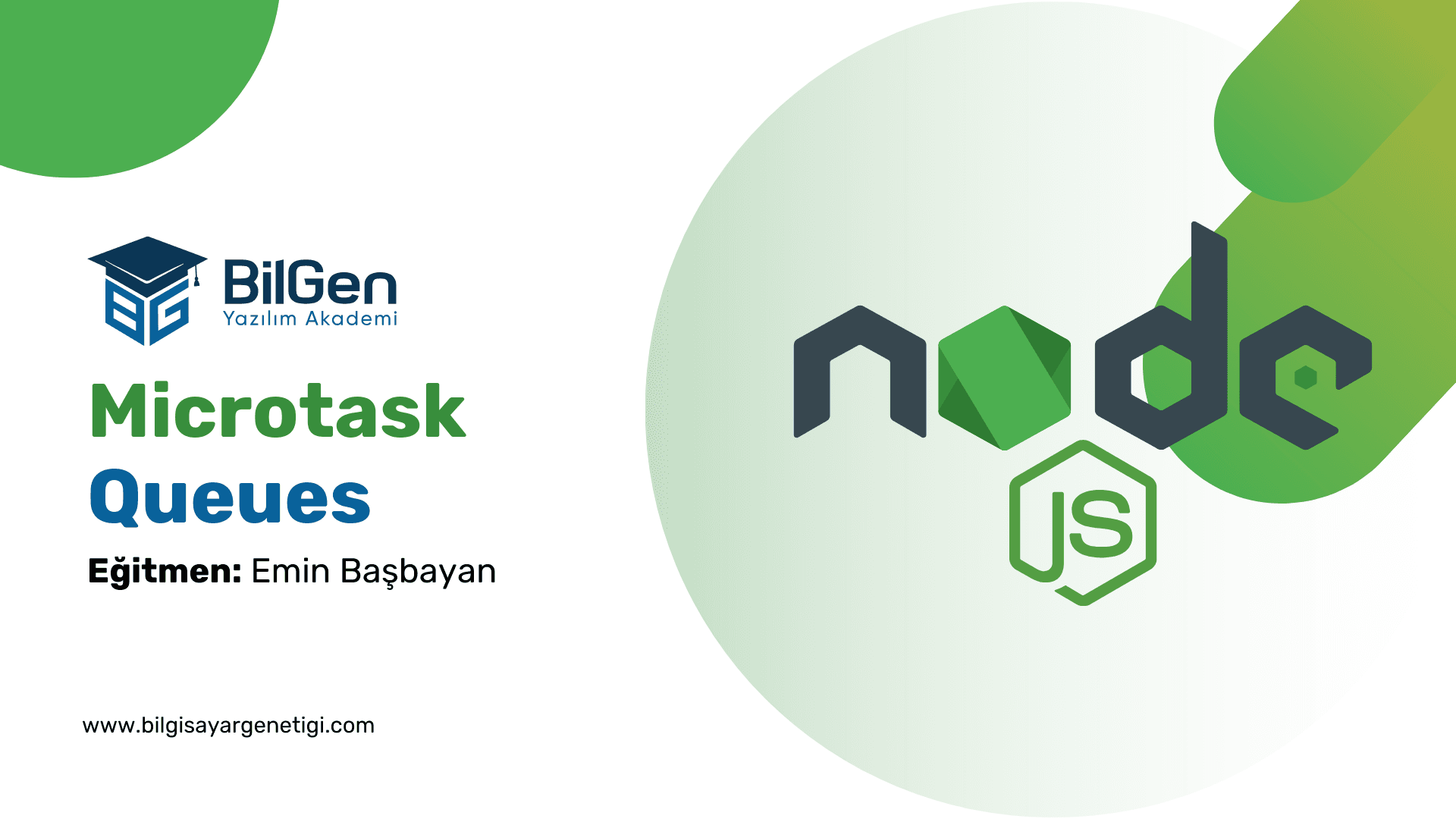 Node.js'de Microtask Queues ve Çalışma Sırası