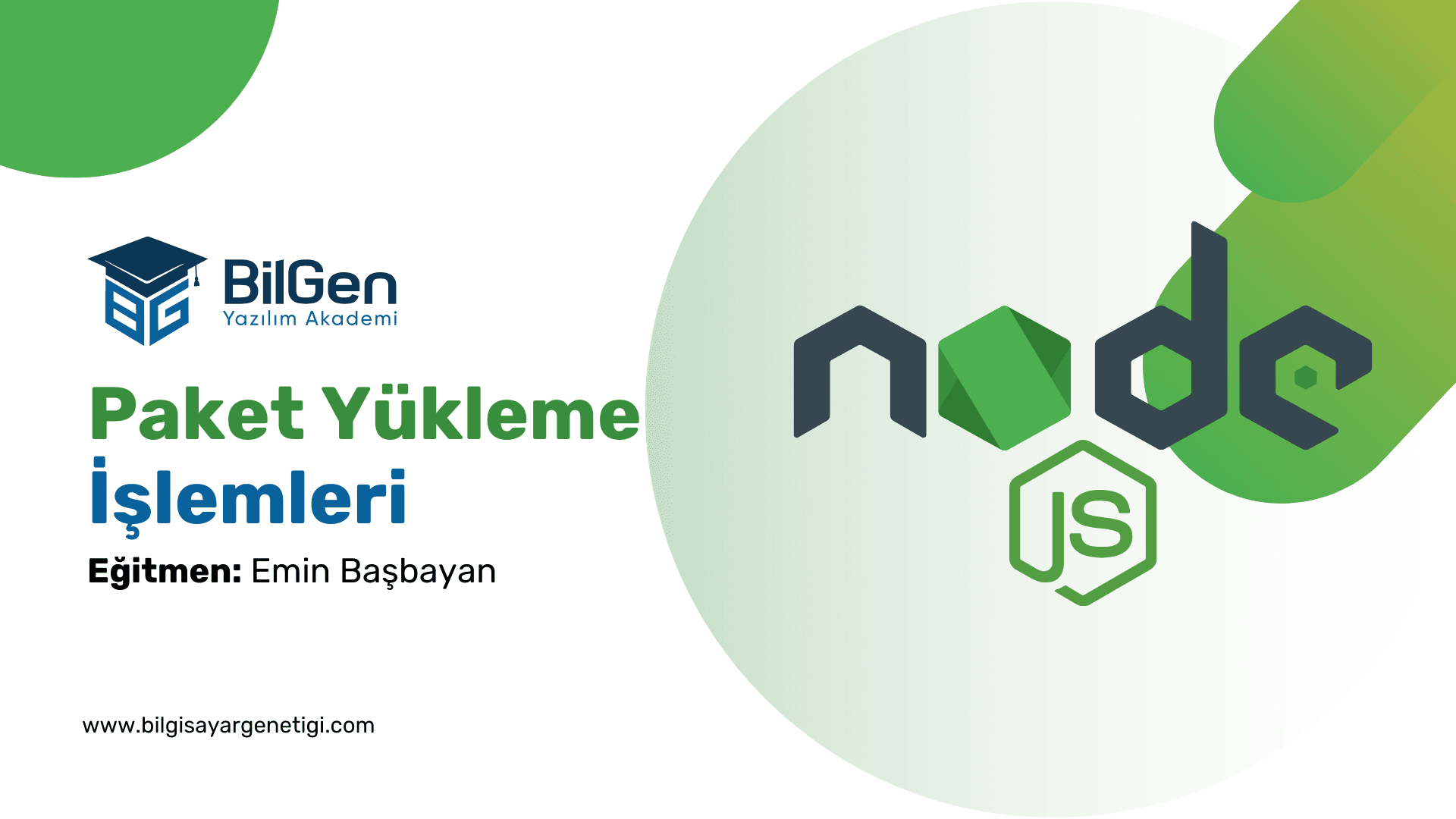Node.js'de NPM Paketlerinin Kurulumu
