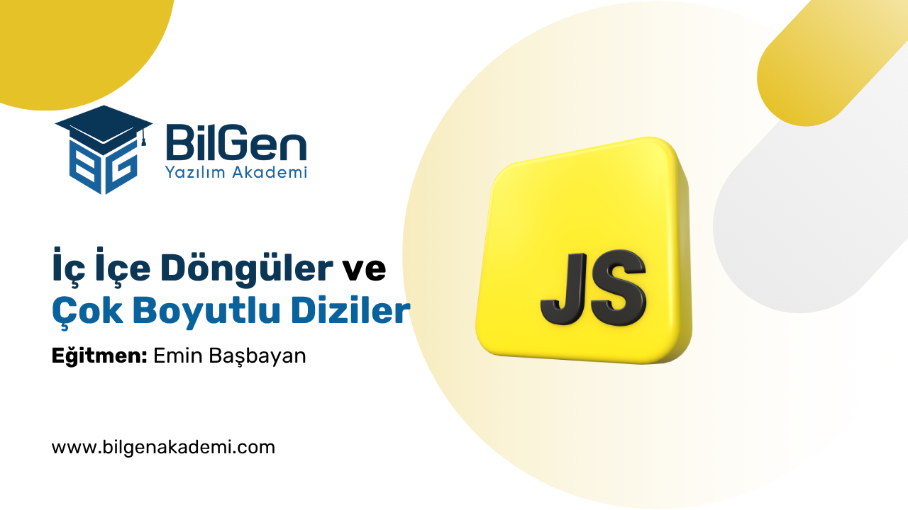 JavaScript'te İç İçe Döngüler ve Çok Boyutlu Dizilerle Çalışmak