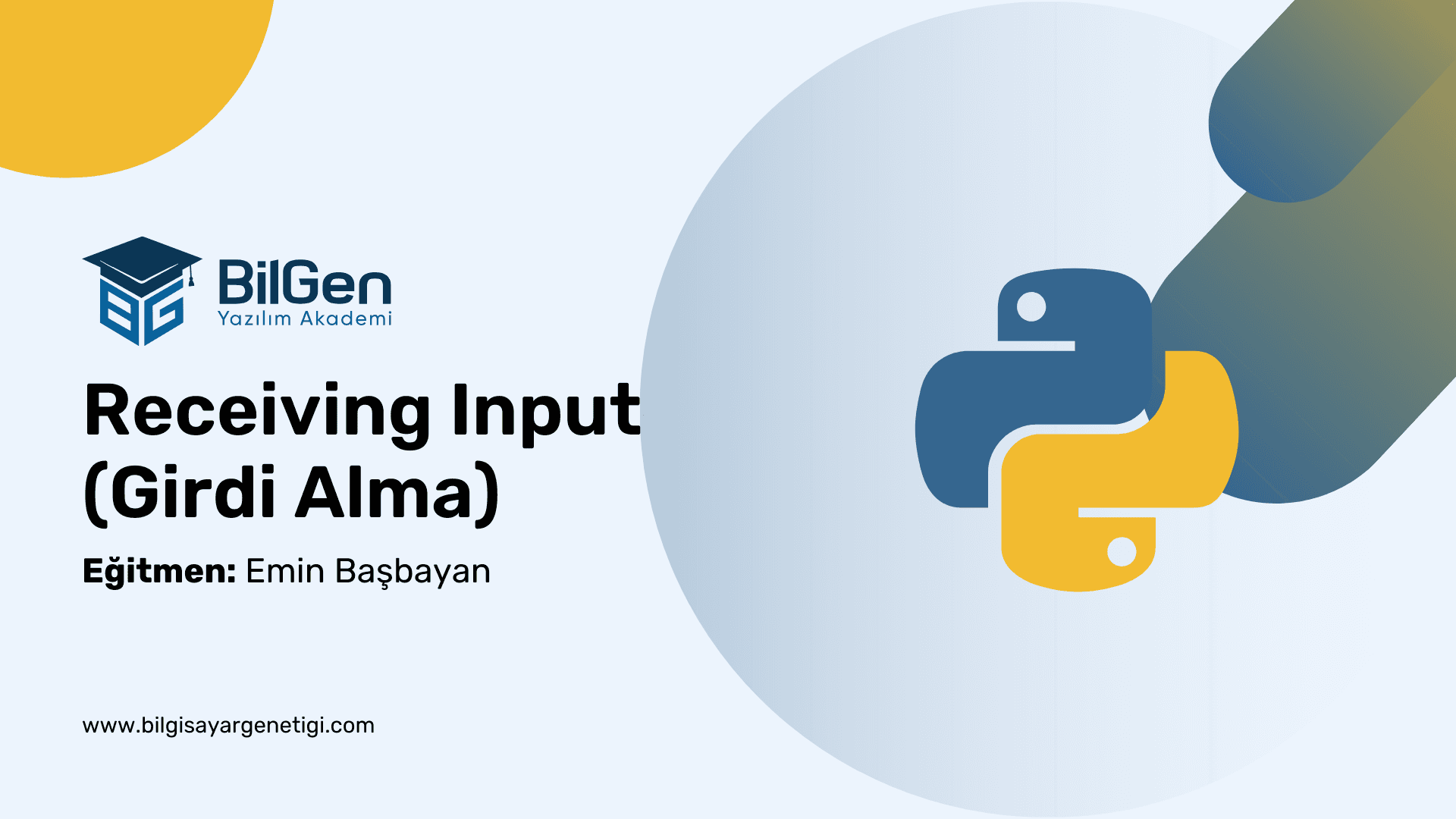 Python'da Kullanıcıdan Girdi Alma: Bir Başlangıç Rehberi