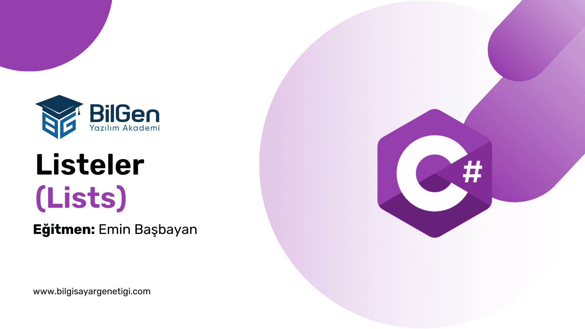 C# ile Listeler (Lists)