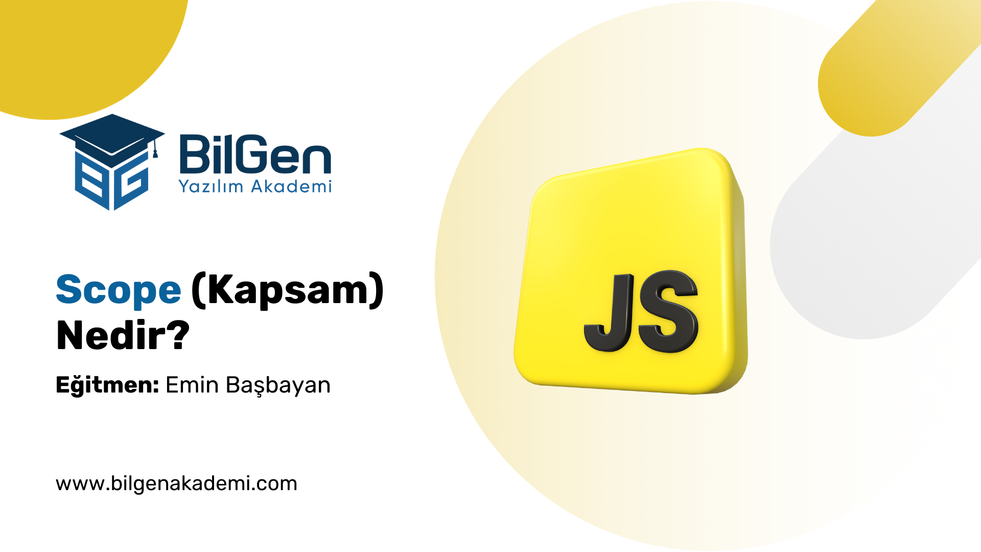JavaScript’te Scope (Kapsam) Nedir?