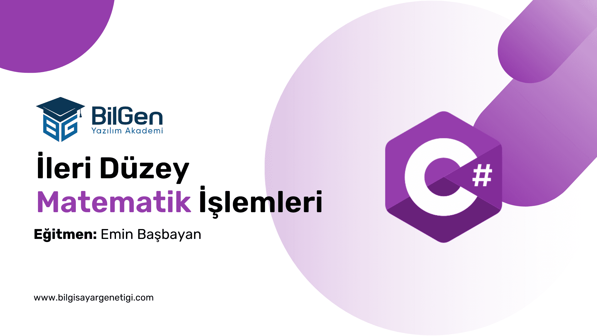 C# ile İleri Düzey Matematik İşlemleri
